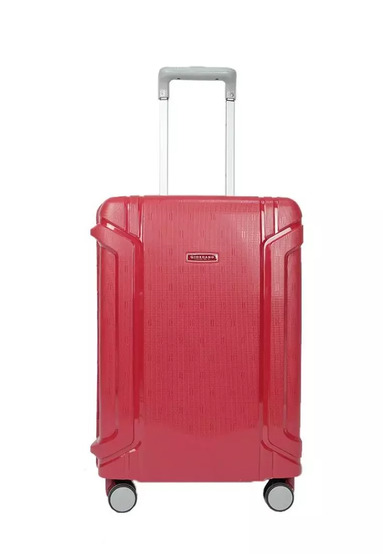 coupon Off Poly-PacGiordano 20” Unbreakable PP Hard Case Trolley Travel Luggage With Clip Lock - GA 9240