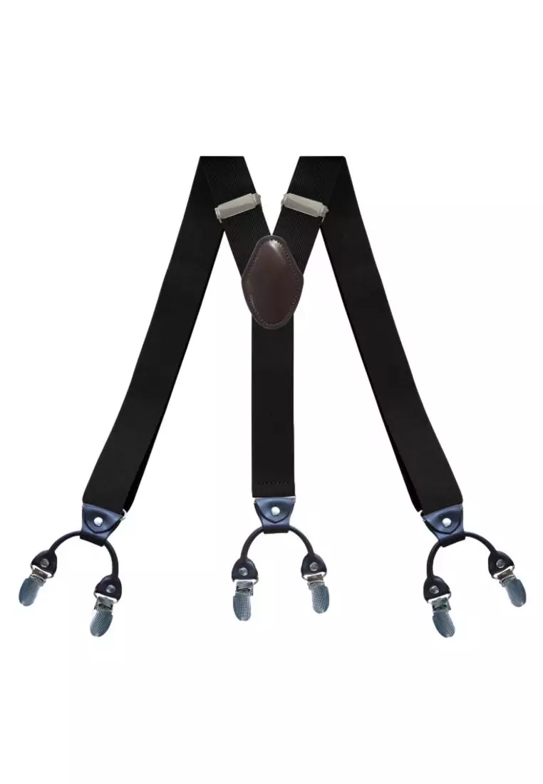 coupon Off Kings CollectionMen 6 Clip Elastic Y Suspenders KCBELT1035