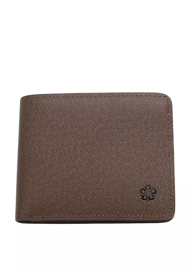 markdown code Off Wild ChannelMens Genuine Leather RFID Blocking Bi Fold Wallet