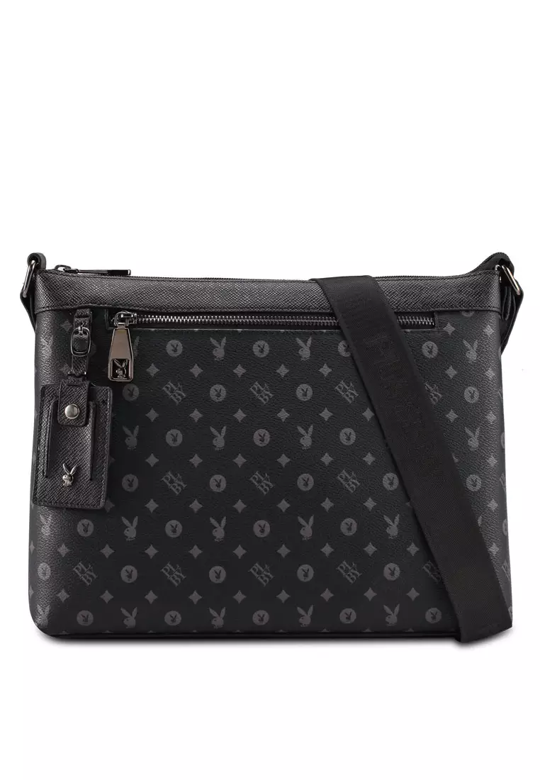 coupon code Off PlayboyMens Sling Bag / Chest Bag / Crossbody Bag